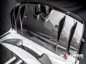 Alfa Romeo Giulia Quadrifoglio GTAm Conversion Kit by PariS'5 GaraGe - Rear Diffuser - Carbon Fiber